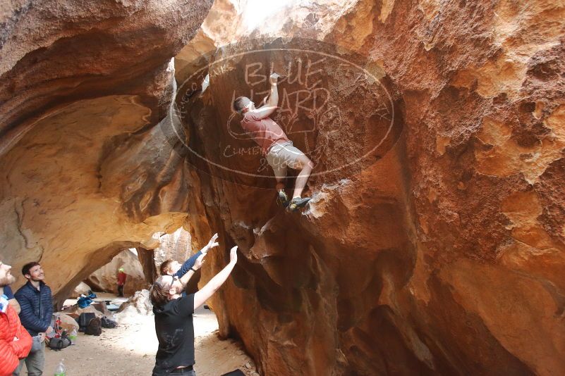 Bouldering in Hueco Tanks on 02/29/2020 with Blue Lizard Climbing and Yoga

Filename: SRM_20200229_1404490.jpg
Aperture: f/3.5
Shutter Speed: 1/250
Body: Canon EOS-1D Mark II
Lens: Canon EF 16-35mm f/2.8 L