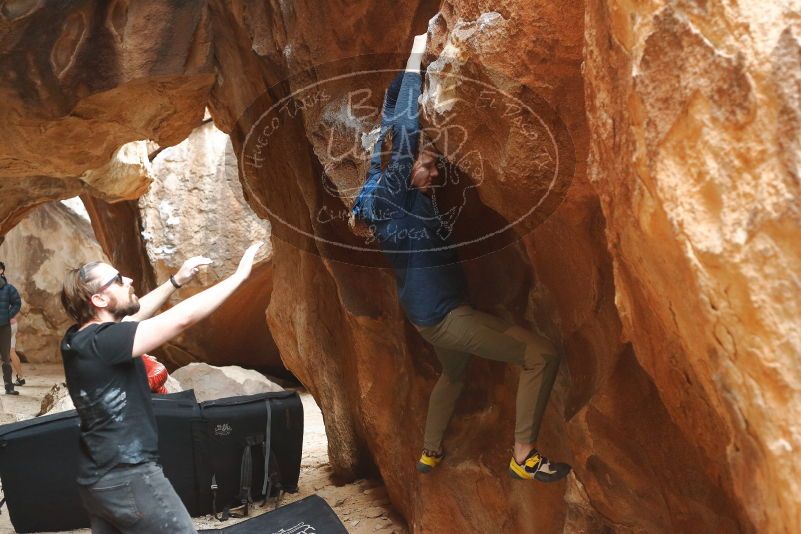Bouldering in Hueco Tanks on 02/29/2020 with Blue Lizard Climbing and Yoga

Filename: SRM_20200229_1428270.jpg
Aperture: f/3.5
Shutter Speed: 1/250
Body: Canon EOS-1D Mark II
Lens: Canon EF 50mm f/1.8 II