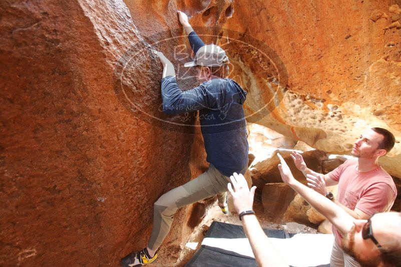 Bouldering in Hueco Tanks on 02/29/2020 with Blue Lizard Climbing and Yoga

Filename: SRM_20200229_1516360.jpg
Aperture: f/3.2
Shutter Speed: 1/200
Body: Canon EOS-1D Mark II
Lens: Canon EF 16-35mm f/2.8 L