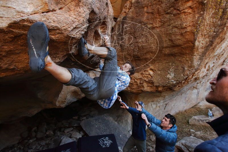 Bouldering in Hueco Tanks on 02/29/2020 with Blue Lizard Climbing and Yoga

Filename: SRM_20200229_1539240.jpg
Aperture: f/5.6
Shutter Speed: 1/250
Body: Canon EOS-1D Mark II
Lens: Canon EF 16-35mm f/2.8 L