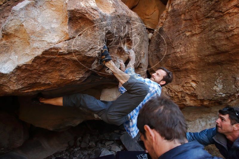 Bouldering in Hueco Tanks on 02/29/2020 with Blue Lizard Climbing and Yoga

Filename: SRM_20200229_1539320.jpg
Aperture: f/5.6
Shutter Speed: 1/250
Body: Canon EOS-1D Mark II
Lens: Canon EF 16-35mm f/2.8 L