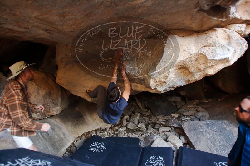 Bouldering in Hueco Tanks on 02/29/2020 with Blue Lizard Climbing and Yoga

Filename: SRM_20200229_1544460.jpg
Aperture: f/2.8
Shutter Speed: 1/250
Body: Canon EOS-1D Mark II
Lens: Canon EF 16-35mm f/2.8 L