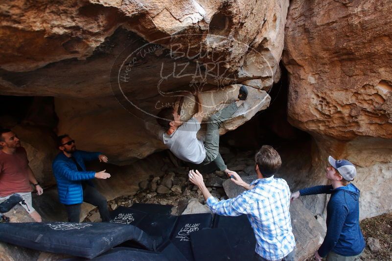Bouldering in Hueco Tanks on 02/29/2020 with Blue Lizard Climbing and Yoga
Filename: SRM_20200229_1558260.jpg
Aperture: f/4.5
Shutter Speed: 1/250
Body: Canon EOS-1D Mark II
Lens: Canon EF 16-35mm f/2.8 L