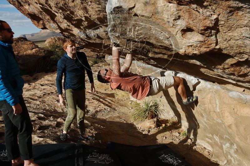Bouldering in Hueco Tanks on 02/29/2020 with Blue Lizard Climbing and Yoga

Filename: SRM_20200229_1722360.jpg
Aperture: f/8.0
Shutter Speed: 1/400
Body: Canon EOS-1D Mark II
Lens: Canon EF 16-35mm f/2.8 L