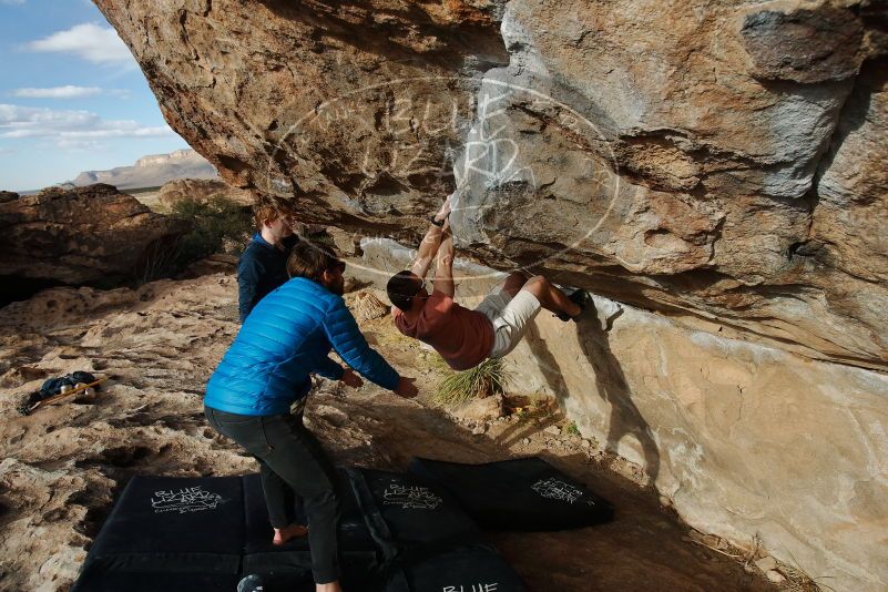 Bouldering in Hueco Tanks on 02/29/2020 with Blue Lizard Climbing and Yoga
Filename: SRM_20200229_1722420.jpg
Aperture: f/5.0
Shutter Speed: 1/500
Body: Canon EOS-1D Mark II
Lens: Canon EF 16-35mm f/2.8 L
