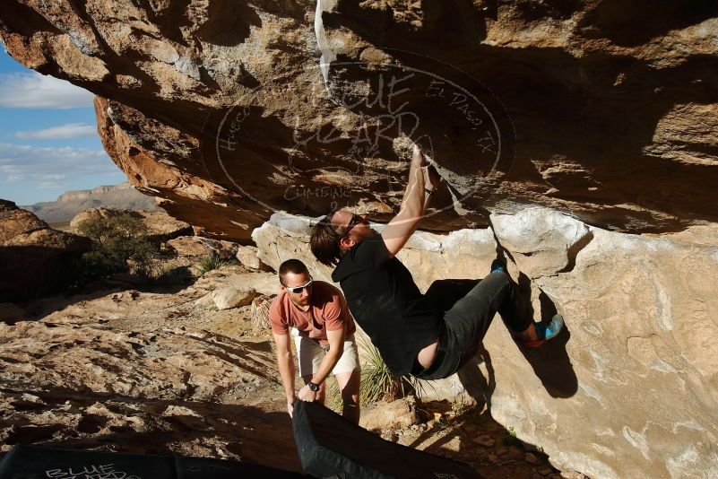Bouldering in Hueco Tanks on 02/29/2020 with Blue Lizard Climbing and Yoga

Filename: SRM_20200229_1727470.jpg
Aperture: f/7.1
Shutter Speed: 1/500
Body: Canon EOS-1D Mark II
Lens: Canon EF 16-35mm f/2.8 L