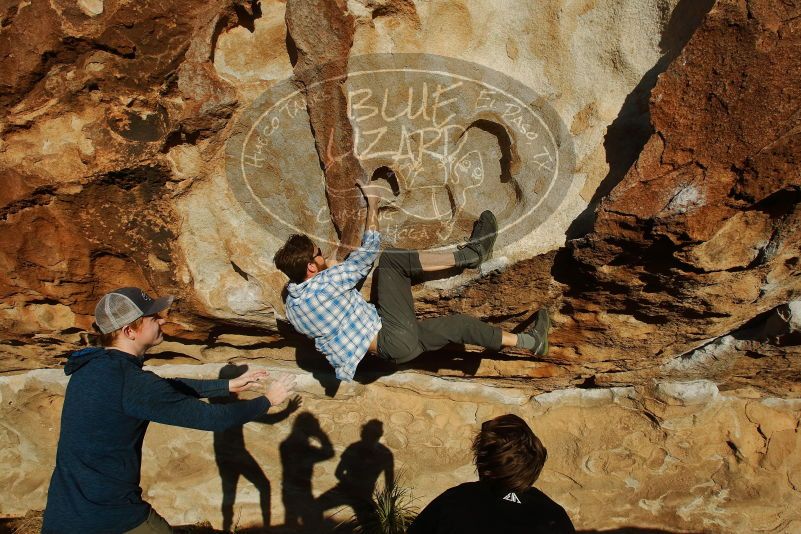 Bouldering in Hueco Tanks on 02/29/2020 with Blue Lizard Climbing and Yoga

Filename: SRM_20200229_1806010.jpg
Aperture: f/9.0
Shutter Speed: 1/400
Body: Canon EOS-1D Mark II
Lens: Canon EF 16-35mm f/2.8 L