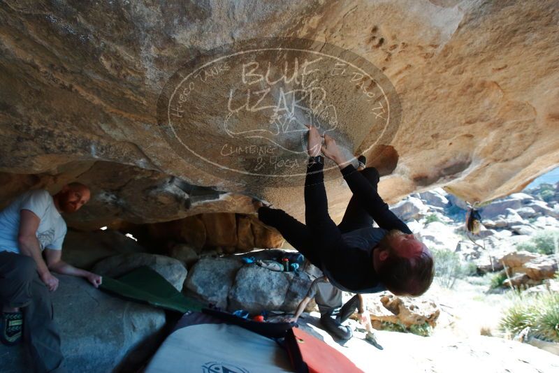 Bouldering in Hueco Tanks on 03/07/2020 with Blue Lizard Climbing and Yoga
Filename: SRM_20200307_1124510.jpg
Aperture: f/5.6
Shutter Speed: 1/250
Body: Canon EOS-1D Mark II
Lens: Canon EF 16-35mm f/2.8 L
