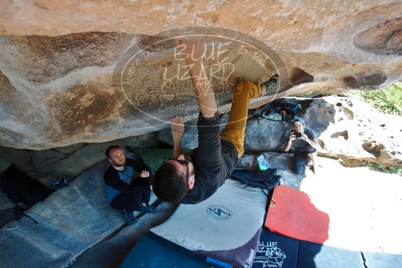 Bouldering in Hueco Tanks on 03/07/2020 with Blue Lizard Climbing and Yoga
Filename: SRM_20200307_1152590.jpg
Aperture: f/5.6
Shutter Speed: 1/160
Body: Canon EOS-1D Mark II
Lens: Canon EF 16-35mm f/2.8 L