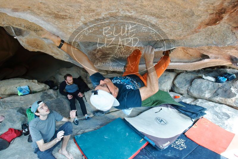 Bouldering in Hueco Tanks on 03/07/2020 with Blue Lizard Climbing and Yoga

Filename: SRM_20200307_1242470.jpg
Aperture: f/5.6
Shutter Speed: 1/125
Body: Canon EOS-1D Mark II
Lens: Canon EF 16-35mm f/2.8 L