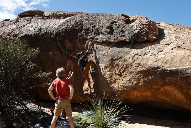 Bouldering in Hueco Tanks on 03/07/2020 with Blue Lizard Climbing and Yoga

Filename: SRM_20200307_1341290.jpg
Aperture: f/5.6
Shutter Speed: 1/640
Body: Canon EOS-1D Mark II
Lens: Canon EF 16-35mm f/2.8 L