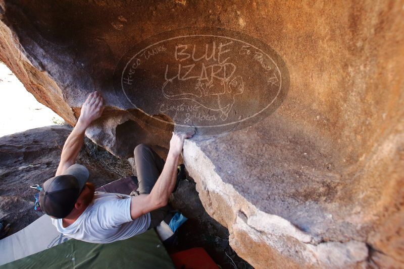 Bouldering in Hueco Tanks on 03/07/2020 with Blue Lizard Climbing and Yoga

Filename: SRM_20200307_1421410.jpg
Aperture: f/5.0
Shutter Speed: 1/400
Body: Canon EOS-1D Mark II
Lens: Canon EF 16-35mm f/2.8 L
