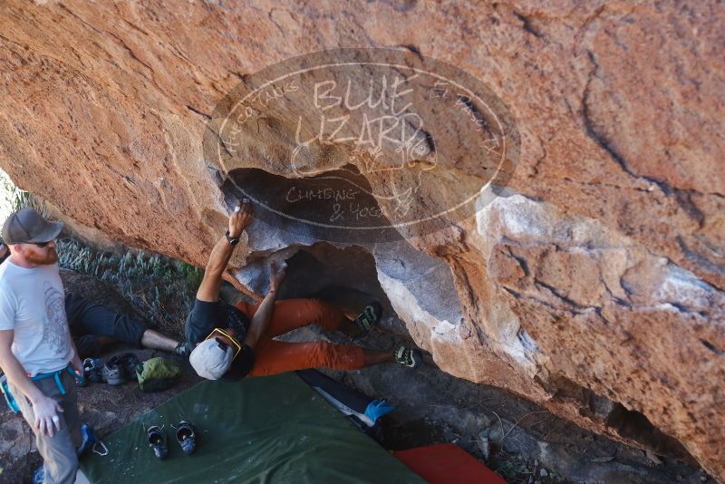 Bouldering in Hueco Tanks on 03/07/2020 with Blue Lizard Climbing and Yoga

Filename: SRM_20200307_1440060.jpg
Aperture: f/2.8
Shutter Speed: 1/320
Body: Canon EOS-1D Mark II
Lens: Canon EF 50mm f/1.8 II