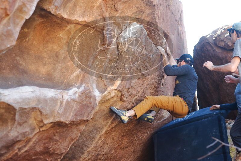 Bouldering in Hueco Tanks on 03/07/2020 with Blue Lizard Climbing and Yoga

Filename: SRM_20200307_1500260.jpg
Aperture: f/2.8
Shutter Speed: 1/640
Body: Canon EOS-1D Mark II
Lens: Canon EF 50mm f/1.8 II