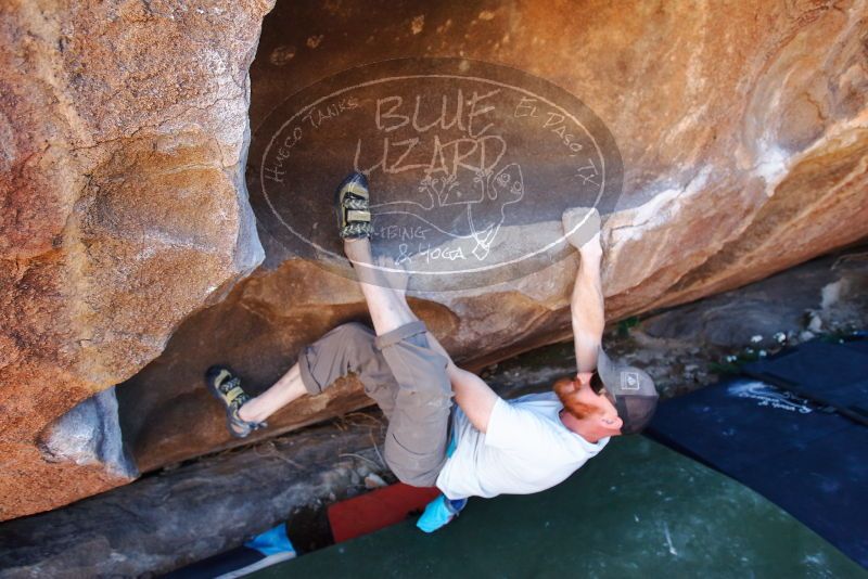 Bouldering in Hueco Tanks on 03/07/2020 with Blue Lizard Climbing and Yoga
Filename: SRM_20200307_1522560.jpg
Aperture: f/3.5
Shutter Speed: 1/640
Body: Canon EOS-1D Mark II
Lens: Canon EF 16-35mm f/2.8 L