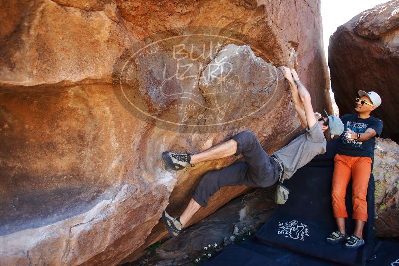 Bouldering in Hueco Tanks on 03/07/2020 with Blue Lizard Climbing and Yoga
Filename: SRM_20200307_1533210.jpg
Aperture: f/4.0
Shutter Speed: 1/640
Body: Canon EOS-1D Mark II
Lens: Canon EF 16-35mm f/2.8 L