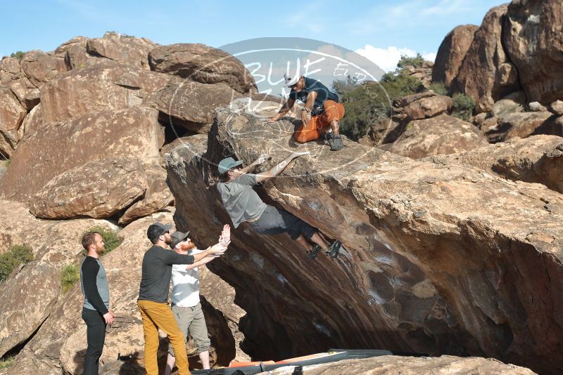 Bouldering in Hueco Tanks on 03/07/2020 with Blue Lizard Climbing and Yoga

Filename: SRM_20200307_1708070.jpg
Aperture: f/5.0
Shutter Speed: 1/250
Body: Canon EOS-1D Mark II
Lens: Canon EF 50mm f/1.8 II