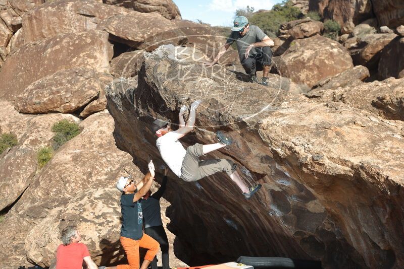 Bouldering in Hueco Tanks on 03/07/2020 with Blue Lizard Climbing and Yoga
Filename: SRM_20200307_1711030.jpg
Aperture: f/5.0
Shutter Speed: 1/250
Body: Canon EOS-1D Mark II
Lens: Canon EF 50mm f/1.8 II