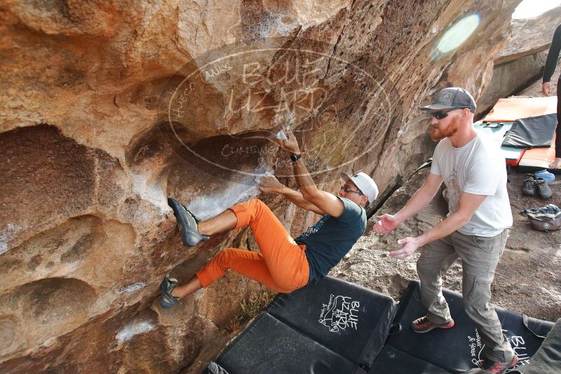 Bouldering in Hueco Tanks on 03/07/2020 with Blue Lizard Climbing and Yoga

Filename: SRM_20200307_1743180.jpg
Aperture: f/4.5
Shutter Speed: 1/320
Body: Canon EOS-1D Mark II
Lens: Canon EF 16-35mm f/2.8 L