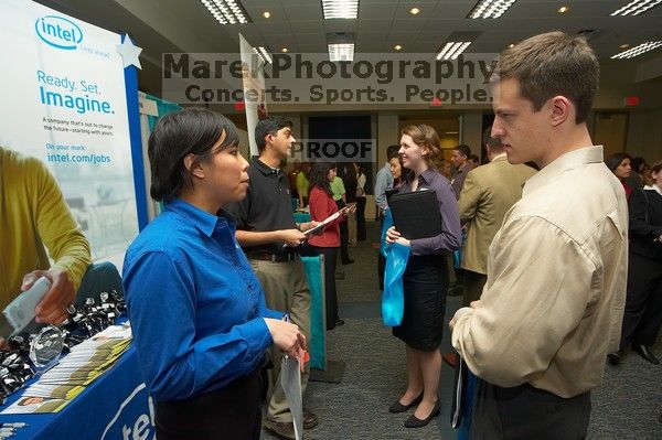The Asian Business Students Association (ABSA) and the Hispanic Business Student Association (HBSA) hosted the career fair in the San Jacinto Residence Hall, Tuesday, February 6, 2007.
Filename: SRM_20070206_1822283.jpg
Aperture: f/6.3
Shutter Speed: 1/250
Body: Canon EOS-1D Mark II
Lens: Sigma 15-30mm f/3.5-4.5 EX Aspherical DG DF