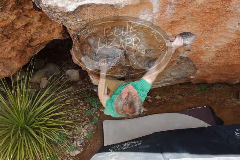Bouldering in Hueco Tanks on 03/06/2020 with Blue Lizard Climbing and Yoga
Filename: SRM_20200306_1401120.jpg
Aperture: f/7.1
Shutter Speed: 1/250
Body: Canon EOS-1D Mark II
Lens: Canon EF 16-35mm f/2.8 L
