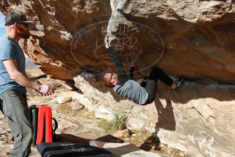 Bouldering in Hueco Tanks on 03/06/2020 with Blue Lizard Climbing and Yoga
Filename: SRM_20200306_1635250.jpg
Aperture: f/5.6
Shutter Speed: 1/400
Body: Canon EOS-1D Mark II
Lens: Canon EF 16-35mm f/2.8 L