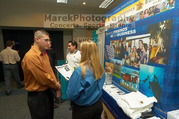The Asian Business Students Association (ABSA) and the Hispanic Business Student Association (HBSA) hosted the career fair in the San Jacinto Residence Hall, Tuesday, February 6, 2007.
Filename: SRM_20070206_1828200.jpg
Aperture: f/6.3
Shutter Speed: 1/160
Body: Canon EOS-1D Mark II
Lens: Sigma 15-30mm f/3.5-4.5 EX Aspherical DG DF