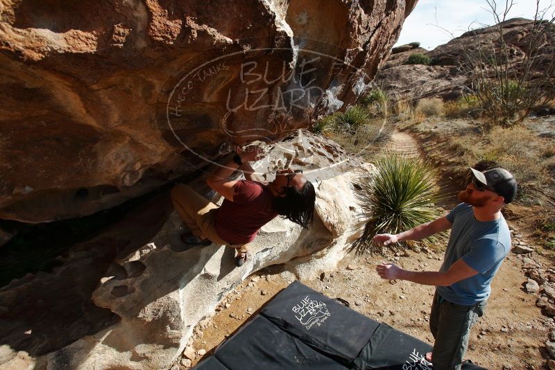 Bouldering in Hueco Tanks on 03/06/2020 with Blue Lizard Climbing and Yoga

Filename: SRM_20200306_1638300.jpg
Aperture: f/5.6
Shutter Speed: 1/400
Body: Canon EOS-1D Mark II
Lens: Canon EF 16-35mm f/2.8 L