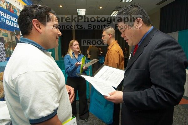 The Asian Business Students Association (ABSA) and the Hispanic Business Student Association (HBSA) hosted the career fair in the San Jacinto Residence Hall, Tuesday, February 6, 2007.
Filename: SRM_20070206_1828381.jpg
Aperture: f/6.3
Shutter Speed: 1/160
Body: Canon EOS-1D Mark II
Lens: Sigma 15-30mm f/3.5-4.5 EX Aspherical DG DF