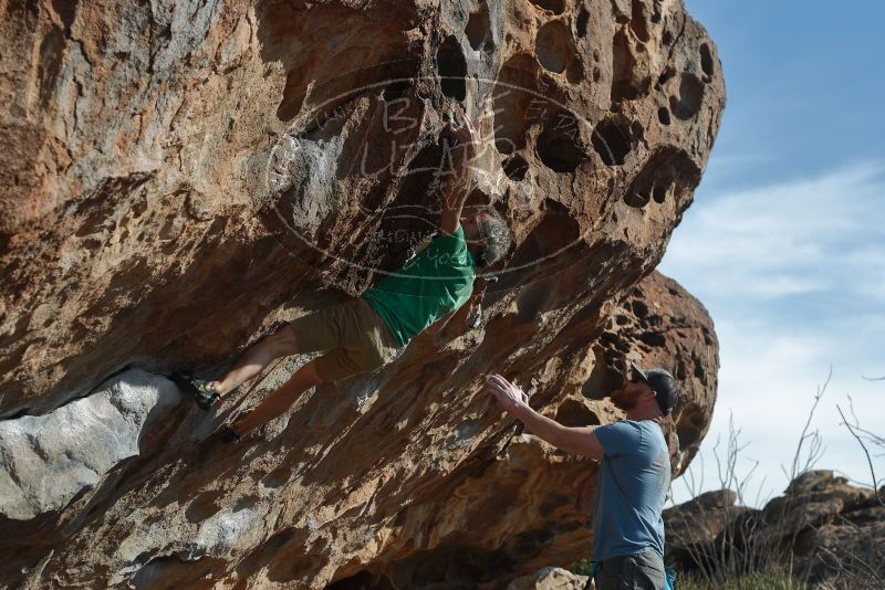 Bouldering in Hueco Tanks on 03/06/2020 with Blue Lizard Climbing and Yoga

Filename: SRM_20200306_1642050.jpg
Aperture: f/4.0
Shutter Speed: 1/640
Body: Canon EOS-1D Mark II
Lens: Canon EF 50mm f/1.8 II