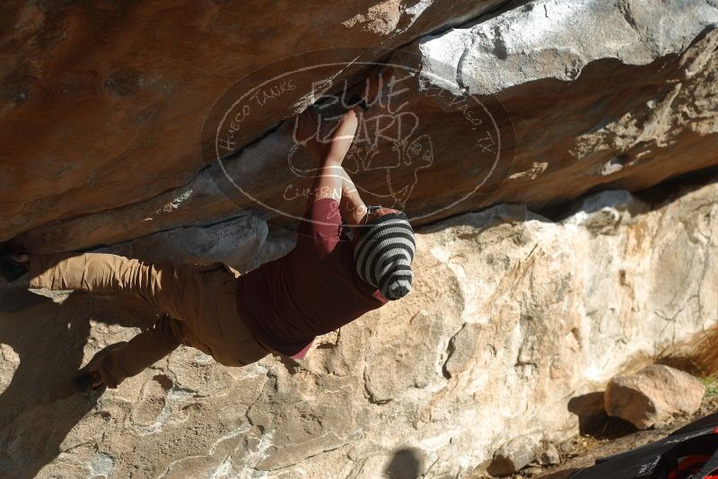 Bouldering in Hueco Tanks on 03/06/2020 with Blue Lizard Climbing and Yoga

Filename: SRM_20200306_1647230.jpg
Aperture: f/4.0
Shutter Speed: 1/500
Body: Canon EOS-1D Mark II
Lens: Canon EF 50mm f/1.8 II