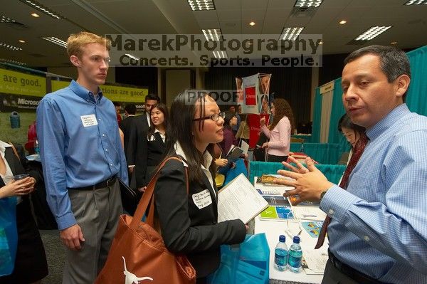 The Asian Business Students Association (ABSA) and the Hispanic Business Student Association (HBSA) hosted the career fair in the San Jacinto Residence Hall, Tuesday, February 6, 2007.
Filename: SRM_20070206_1830206.jpg
Aperture: f/6.3
Shutter Speed: 1/125
Body: Canon EOS-1D Mark II
Lens: Sigma 15-30mm f/3.5-4.5 EX Aspherical DG DF