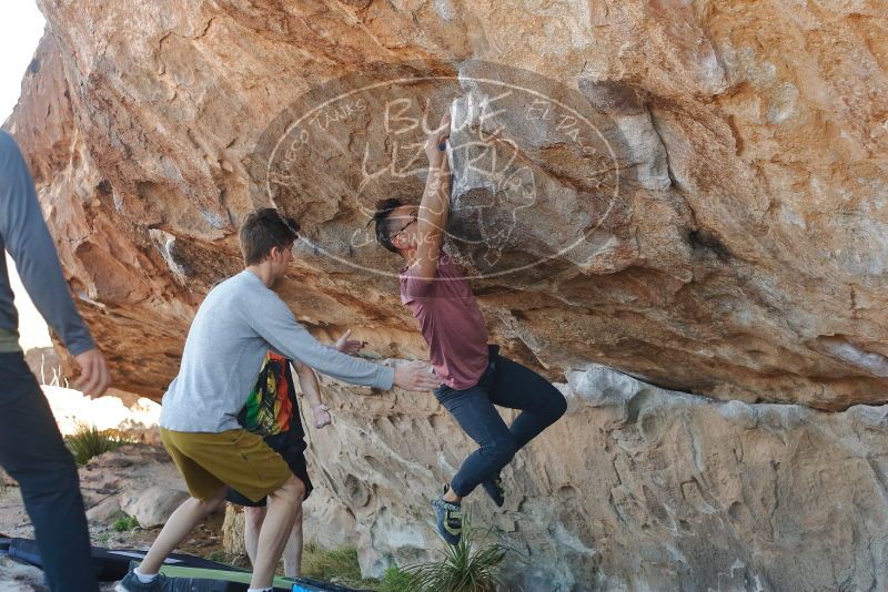 Bouldering in Hueco Tanks on 03/16/2020 with Blue Lizard Climbing and Yoga

Filename: SRM_20200316_1023171.jpg
Aperture: f/3.5
Shutter Speed: 1/500
Body: Canon EOS-1D Mark II
Lens: Canon EF 50mm f/1.8 II
