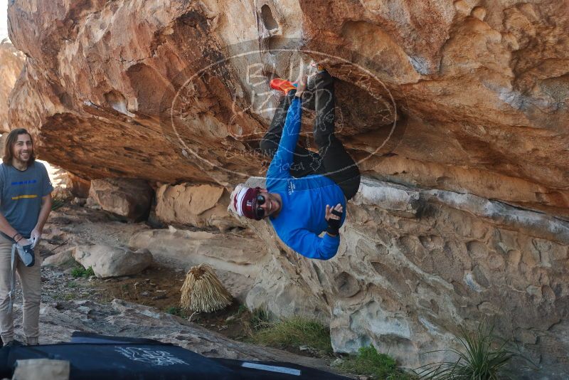 Bouldering in Hueco Tanks on 03/16/2020 with Blue Lizard Climbing and Yoga

Filename: SRM_20200316_1029270.jpg
Aperture: f/4.0
Shutter Speed: 1/500
Body: Canon EOS-1D Mark II
Lens: Canon EF 50mm f/1.8 II
