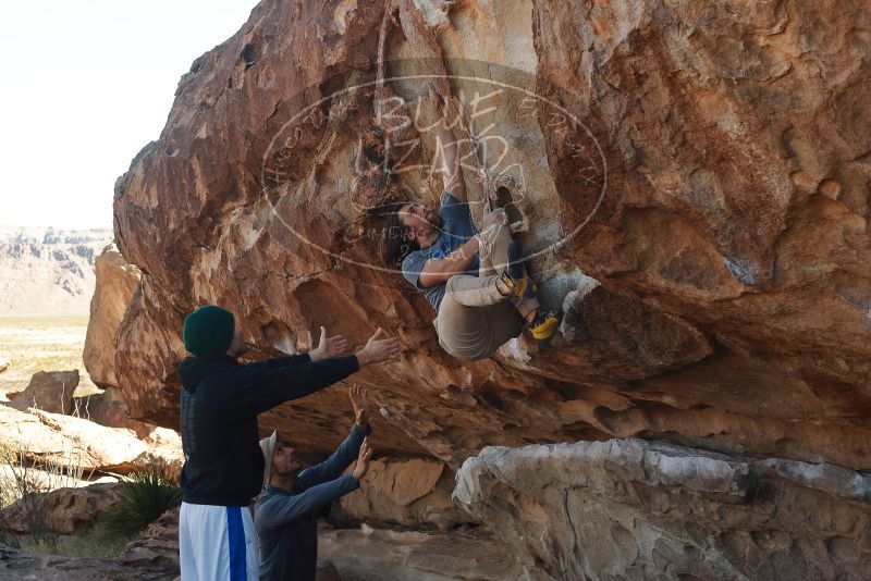Bouldering in Hueco Tanks on 03/16/2020 with Blue Lizard Climbing and Yoga

Filename: SRM_20200316_1031120.jpg
Aperture: f/5.6
Shutter Speed: 1/500
Body: Canon EOS-1D Mark II
Lens: Canon EF 50mm f/1.8 II