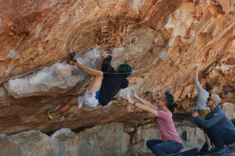 Bouldering in Hueco Tanks on 03/16/2020 with Blue Lizard Climbing and Yoga

Filename: SRM_20200316_1041010.jpg
Aperture: f/4.5
Shutter Speed: 1/500
Body: Canon EOS-1D Mark II
Lens: Canon EF 50mm f/1.8 II