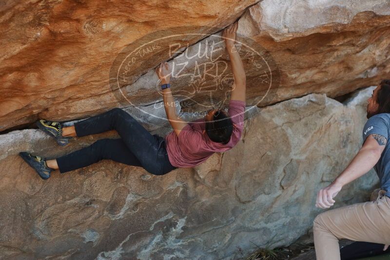 Bouldering in Hueco Tanks on 03/16/2020 with Blue Lizard Climbing and Yoga
Filename: SRM_20200316_1057250.jpg
Aperture: f/4.0
Shutter Speed: 1/500
Body: Canon EOS-1D Mark II
Lens: Canon EF 50mm f/1.8 II