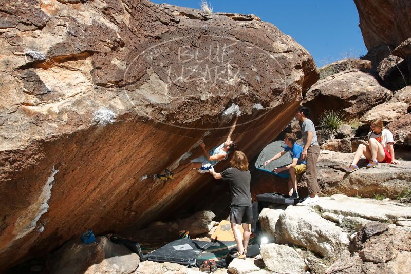 Bouldering in Hueco Tanks on 03/16/2020 with Blue Lizard Climbing and Yoga
Filename: SRM_20200316_1255430.jpg
Aperture: f/8.0
Shutter Speed: 1/250
Body: Canon EOS-1D Mark II
Lens: Canon EF 16-35mm f/2.8 L