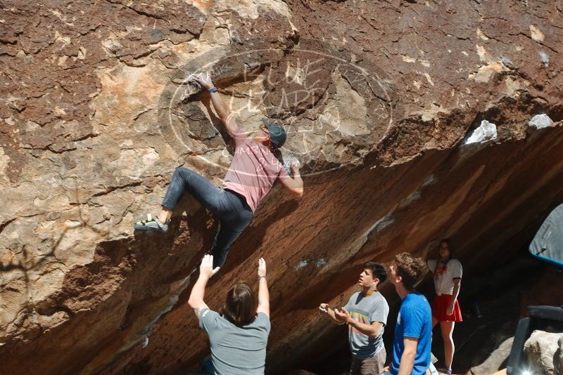 Bouldering in Hueco Tanks on 03/16/2020 with Blue Lizard Climbing and Yoga

Filename: SRM_20200316_1312340.jpg
Aperture: f/8.0
Shutter Speed: 1/250
Body: Canon EOS-1D Mark II
Lens: Canon EF 50mm f/1.8 II