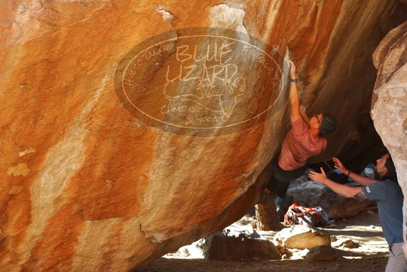 Bouldering in Hueco Tanks on 03/16/2020 with Blue Lizard Climbing and Yoga

Filename: SRM_20200316_1716470.jpg
Aperture: f/4.0
Shutter Speed: 1/250
Body: Canon EOS-1D Mark II
Lens: Canon EF 50mm f/1.8 II