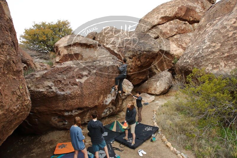 Bouldering in Hueco Tanks on 03/15/2020 with Blue Lizard Climbing and Yoga
Filename: SRM_20200315_0924270.jpg
Aperture: f/5.6
Shutter Speed: 1/400
Body: Canon EOS-1D Mark II
Lens: Canon EF 16-35mm f/2.8 L