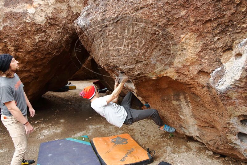 Bouldering in Hueco Tanks on 03/15/2020 with Blue Lizard Climbing and Yoga
Filename: SRM_20200315_0938200.jpg
Aperture: f/5.6
Shutter Speed: 1/160
Body: Canon EOS-1D Mark II
Lens: Canon EF 16-35mm f/2.8 L