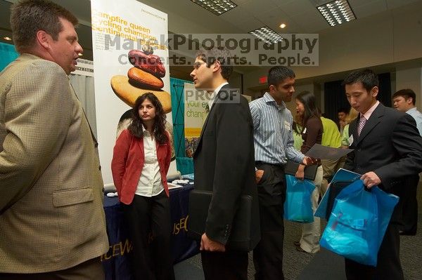 The Asian Business Students Association (ABSA) and the Hispanic Business Student Association (HBSA) hosted the career fair in the San Jacinto Residence Hall, Tuesday, February 6, 2007.
Filename: SRM_20070206_1840461.jpg
Aperture: f/7.1
Shutter Speed: 1/125
Body: Canon EOS-1D Mark II
Lens: Sigma 15-30mm f/3.5-4.5 EX Aspherical DG DF