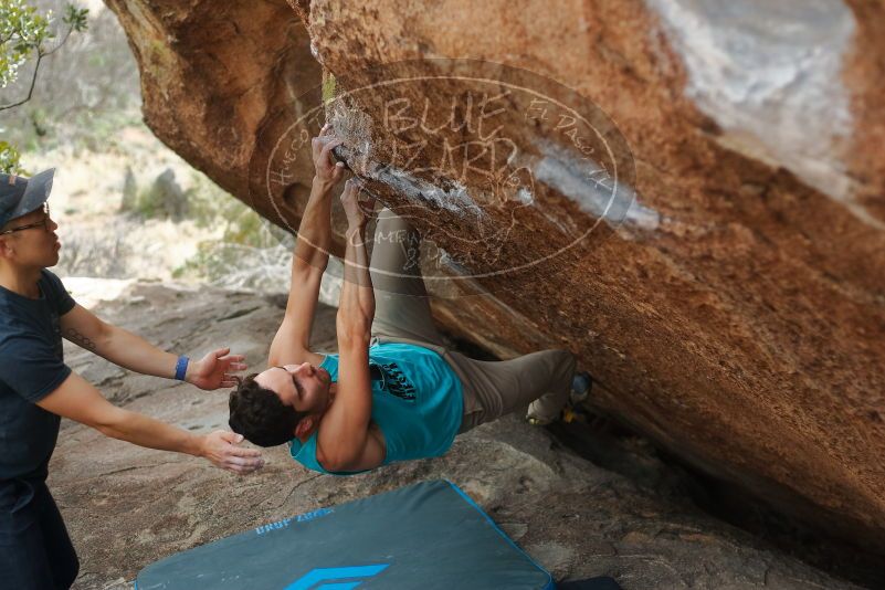 Bouldering in Hueco Tanks on 03/15/2020 with Blue Lizard Climbing and Yoga

Filename: SRM_20200315_1216020.jpg
Aperture: f/2.8
Shutter Speed: 1/800
Body: Canon EOS-1D Mark II
Lens: Canon EF 50mm f/1.8 II