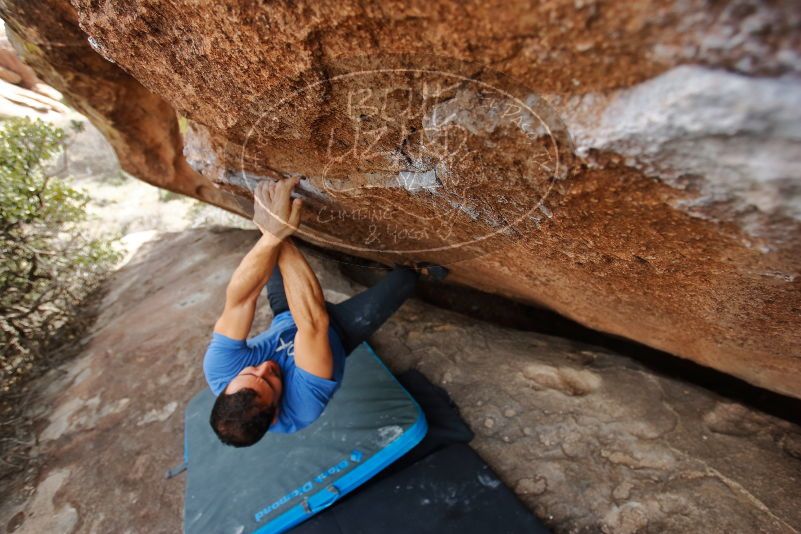 Bouldering in Hueco Tanks on 03/15/2020 with Blue Lizard Climbing and Yoga

Filename: SRM_20200315_1220420.jpg
Aperture: f/3.5
Shutter Speed: 1/400
Body: Canon EOS-1D Mark II
Lens: Canon EF 16-35mm f/2.8 L