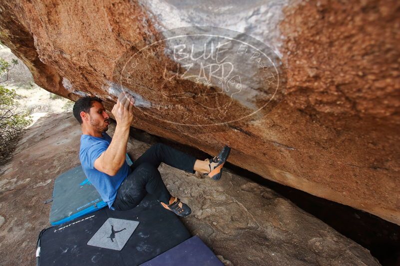 Bouldering in Hueco Tanks on 03/15/2020 with Blue Lizard Climbing and Yoga
Filename: SRM_20200315_1220540.jpg
Aperture: f/4.0
Shutter Speed: 1/400
Body: Canon EOS-1D Mark II
Lens: Canon EF 16-35mm f/2.8 L