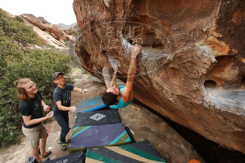 Bouldering in Hueco Tanks on 03/15/2020 with Blue Lizard Climbing and Yoga
Filename: SRM_20200315_1257240.jpg
Aperture: f/5.6
Shutter Speed: 1/320
Body: Canon EOS-1D Mark II
Lens: Canon EF 16-35mm f/2.8 L