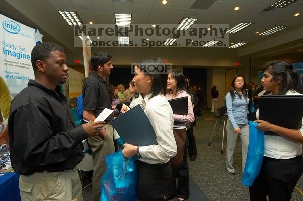 The Asian Business Students Association (ABSA) and the Hispanic Business Student Association (HBSA) hosted the career fair in the San Jacinto Residence Hall, Tuesday, February 6, 2007.

Filename: SRM_20070206_1853487.jpg
Aperture: f/6.3
Shutter Speed: 1/125
Body: Canon EOS-1D Mark II
Lens: Sigma 15-30mm f/3.5-4.5 EX Aspherical DG DF
