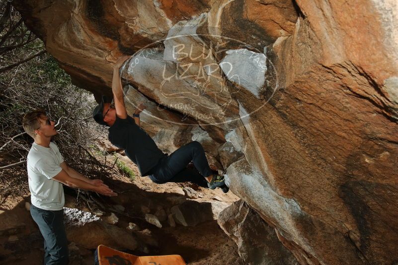 Bouldering in Hueco Tanks on 03/15/2020 with Blue Lizard Climbing and Yoga

Filename: SRM_20200315_1434230.jpg
Aperture: f/8.0
Shutter Speed: 1/250
Body: Canon EOS-1D Mark II
Lens: Canon EF 16-35mm f/2.8 L