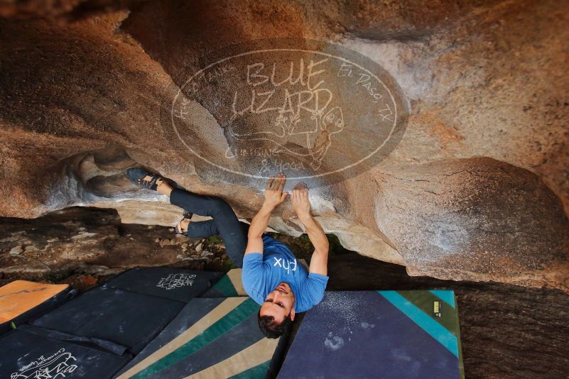 Bouldering in Hueco Tanks on 03/15/2020 with Blue Lizard Climbing and Yoga

Filename: SRM_20200315_1718450.jpg
Aperture: f/5.6
Shutter Speed: 1/250
Body: Canon EOS-1D Mark II
Lens: Canon EF 16-35mm f/2.8 L